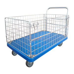600KG Platform Trolley with Mesh | Cage Platform Trolley